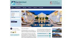 Desktop Screenshot of handpickedvillas.net